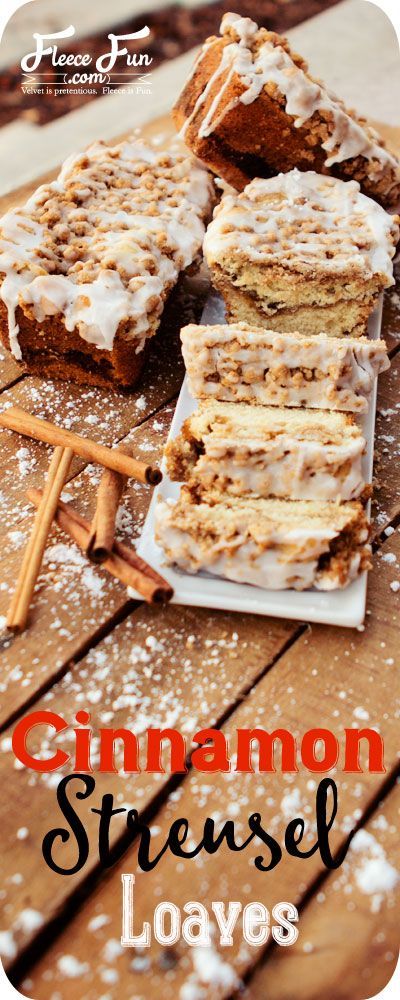 Cinnamon Streusel Mini-Loaves