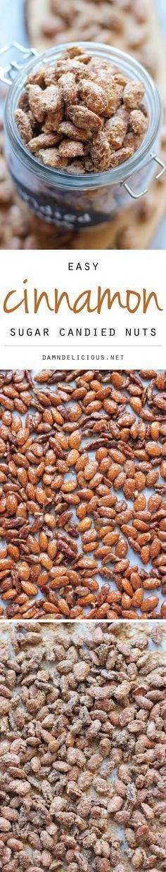 Cinnamon Sugar Candied Nuts