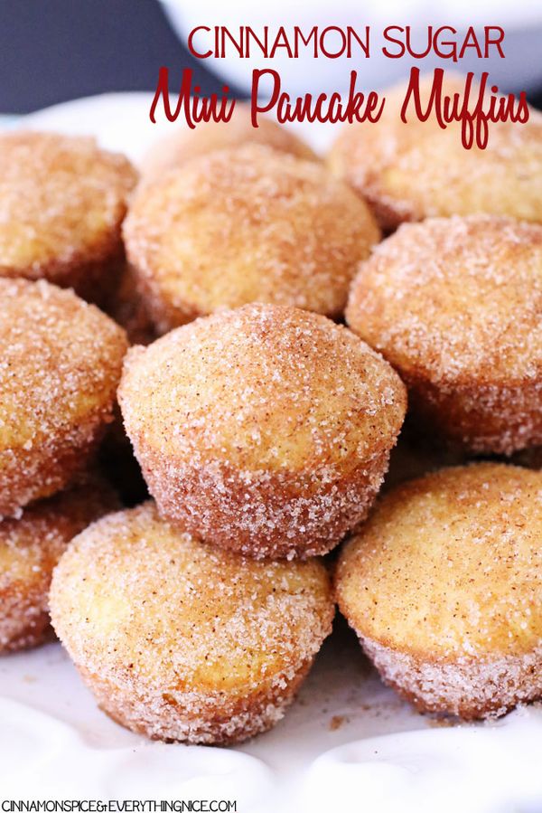 Cinnamon Sugar Pancake Mini Muffins