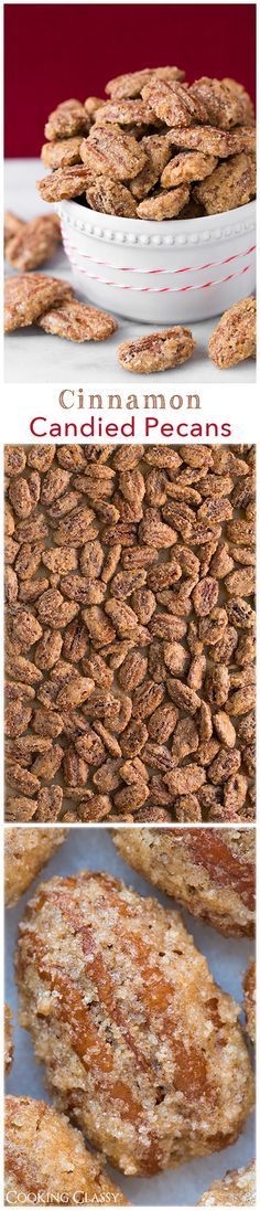 Cinnamon Sugared Pecans