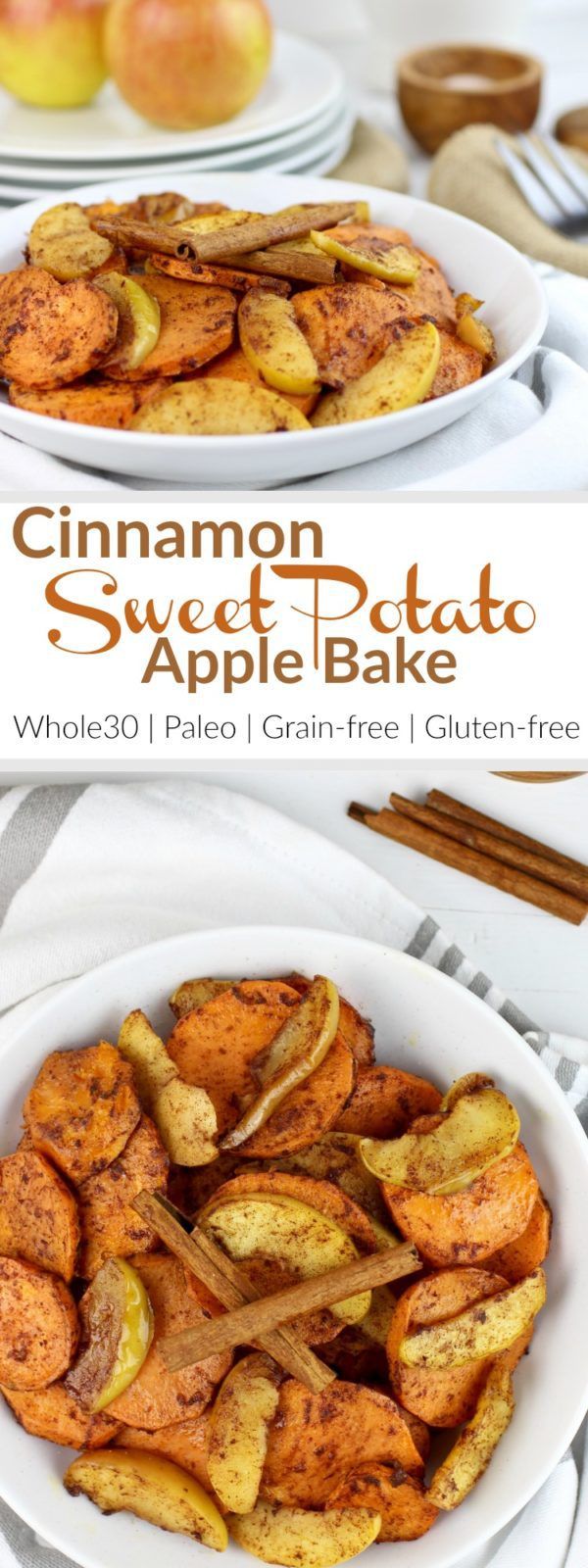 Cinnamon Sweet Potato Apple Bake