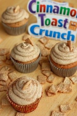 Cinnamon Toast Crunch Cupcakes