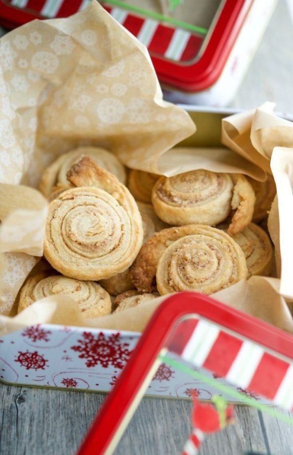 Cinnamon Walnut Pinwheel Cookies