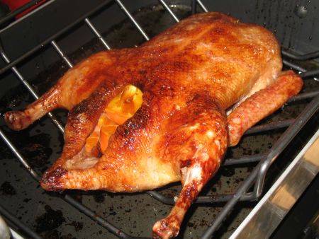 Citrus-Rubbed Whole Duck