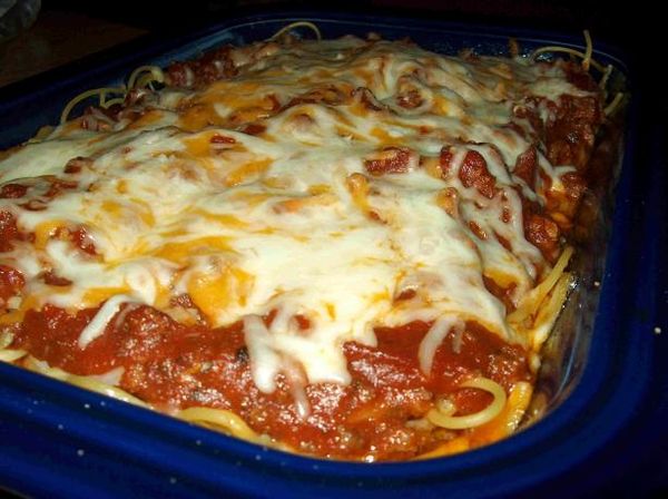 Classic Baked Spaghetti