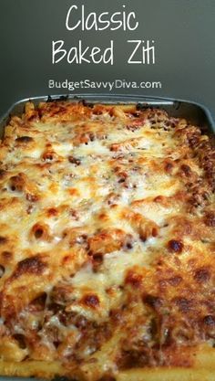 Classic Baked Ziti