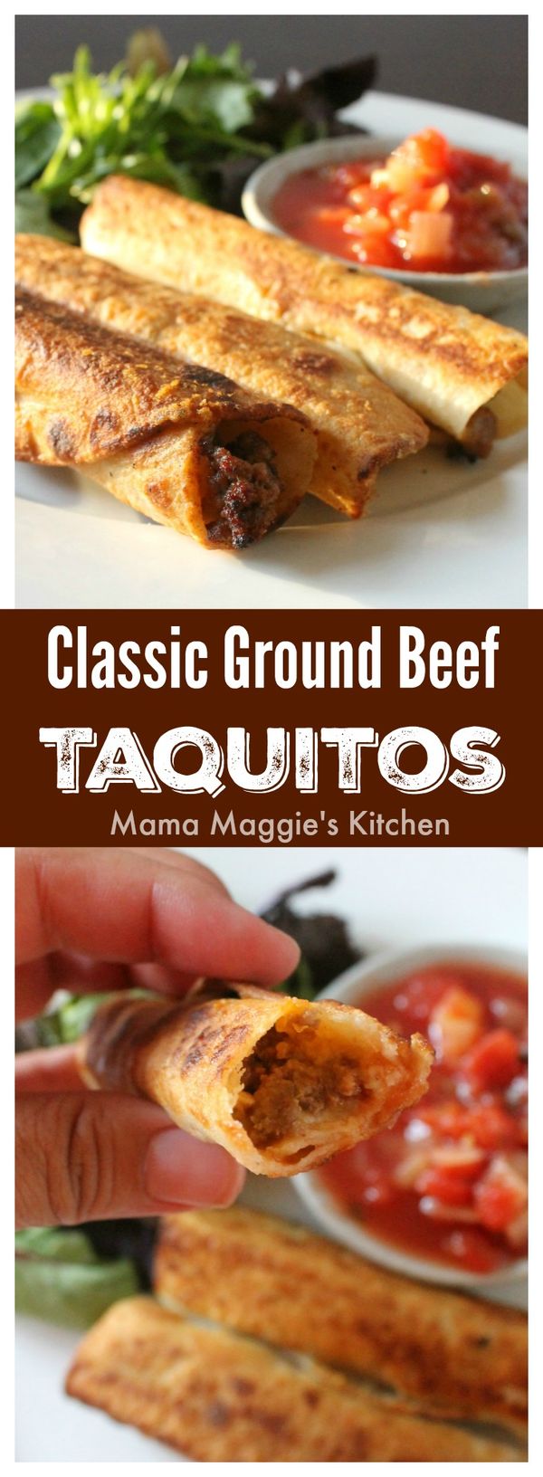 Classic Ground Beef Taquitos