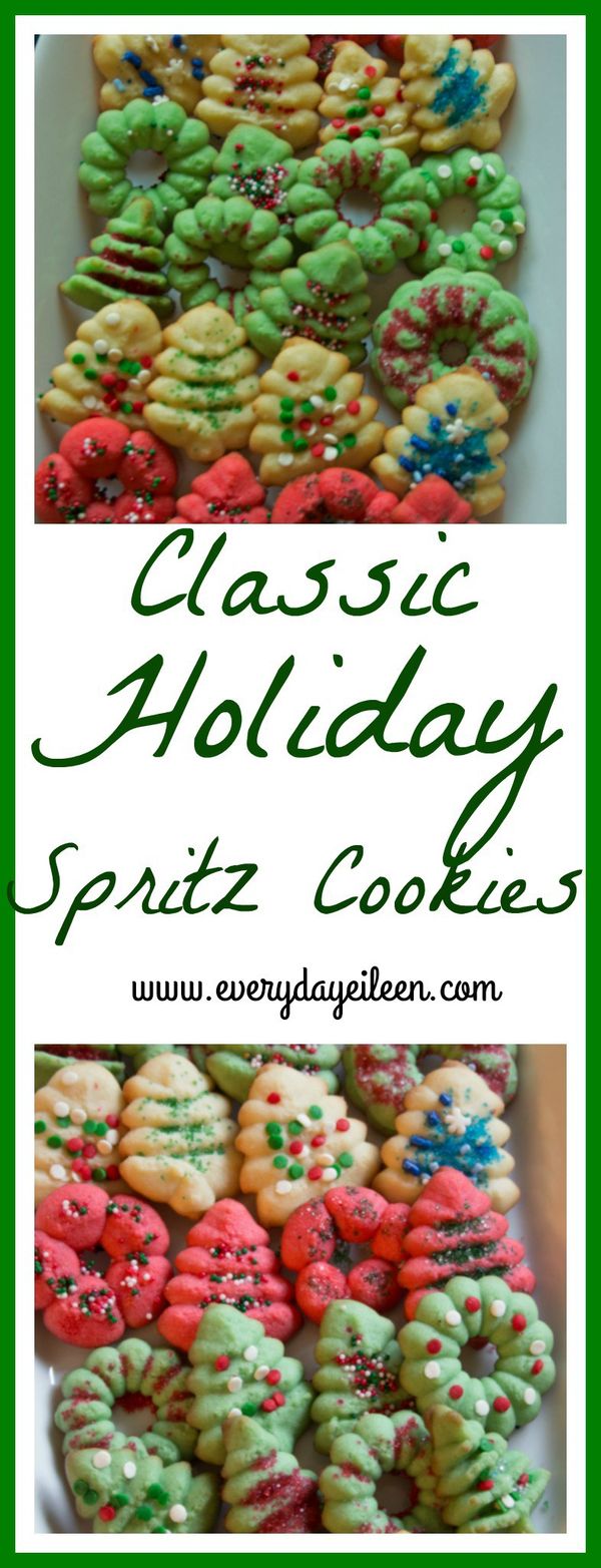 Classic Holiday Spritz Cookies