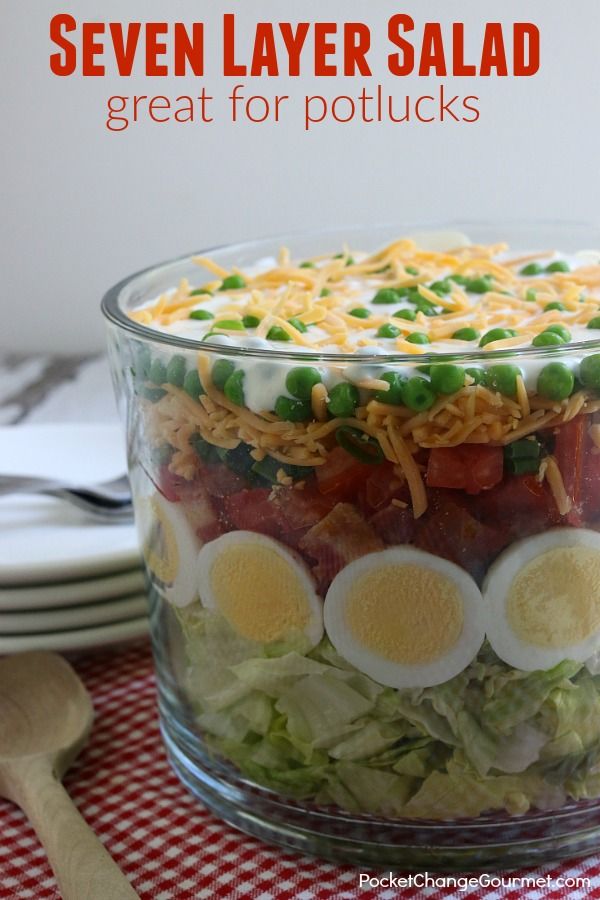 Classic Seven Layer Salad