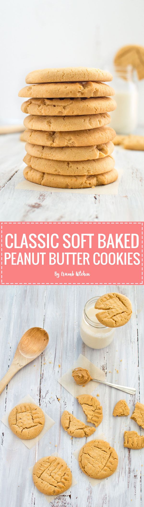 Classic Soft-Baked Peanut Butter Cookies