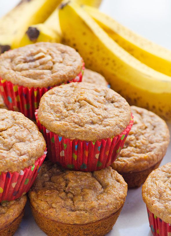 Clean Eating Banana Muffins