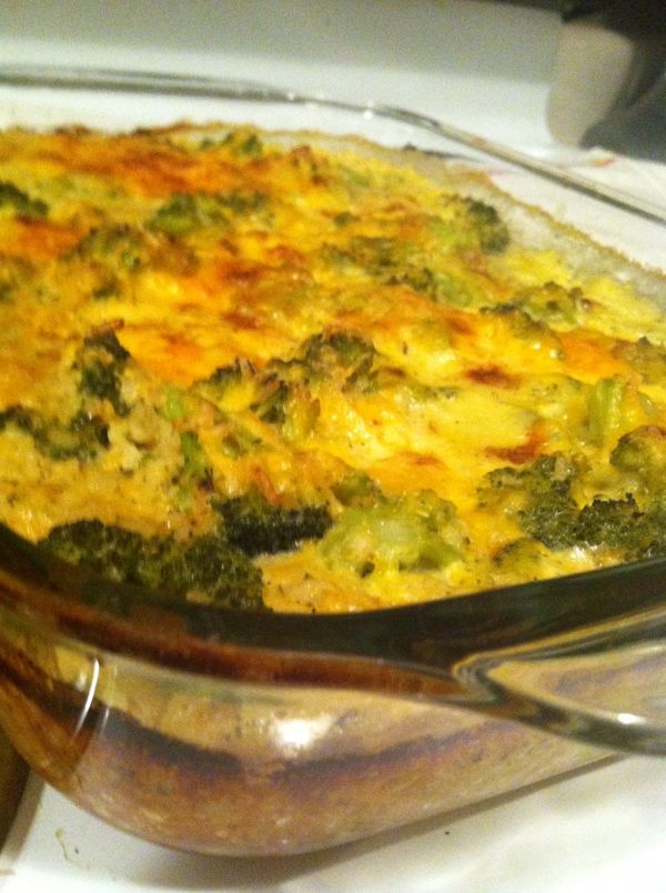 Clean Eating Broccoli Cheese Casserole