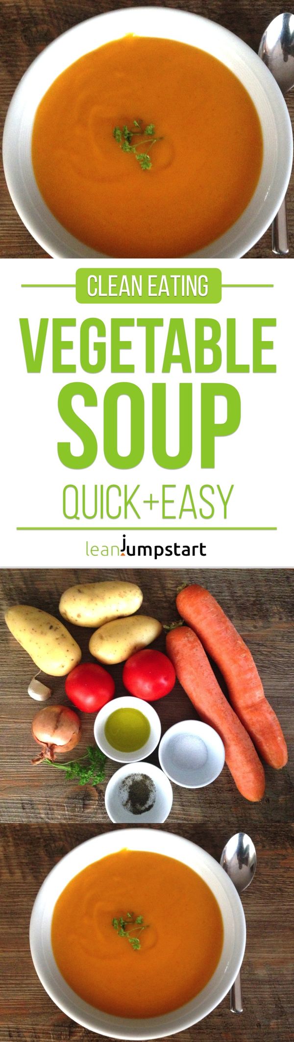 Clean Eating Vegetable Soup: Creamy & Easy