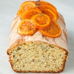 Clementine and Chia Seed Yogurt Pound Cake