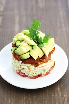 Cobb Salad Recipe (and how to plate it so it's GORGEOUS