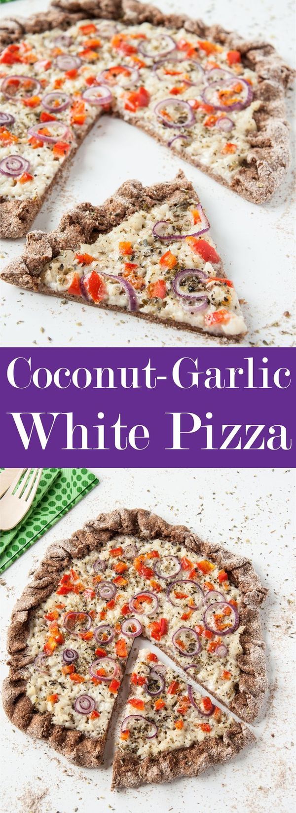 Coconut and Garlic White Pizza