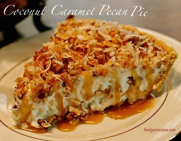 Coconut Caramel Pecan Pie