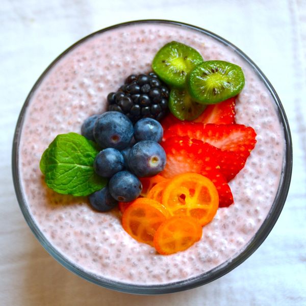 Coconut-Cherry Chia Pudding