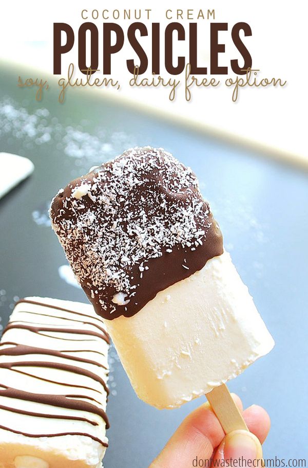 Coconut Cream Popsicles