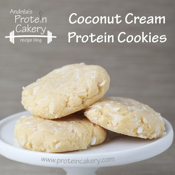 Coconut Cream Protein Cookies