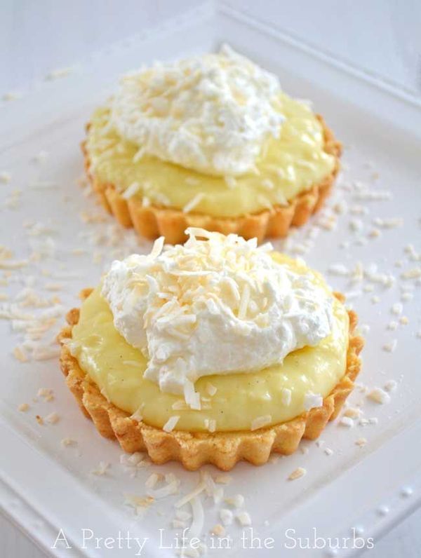 Coconut Cream Tarts