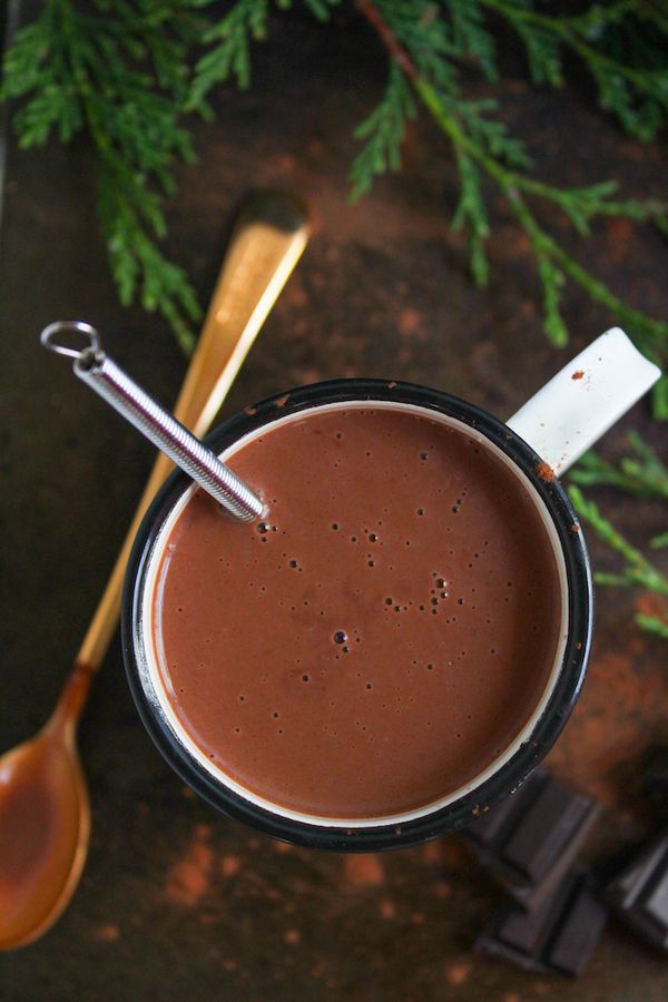 Coconut Milk Peppermint Hot Chocolate