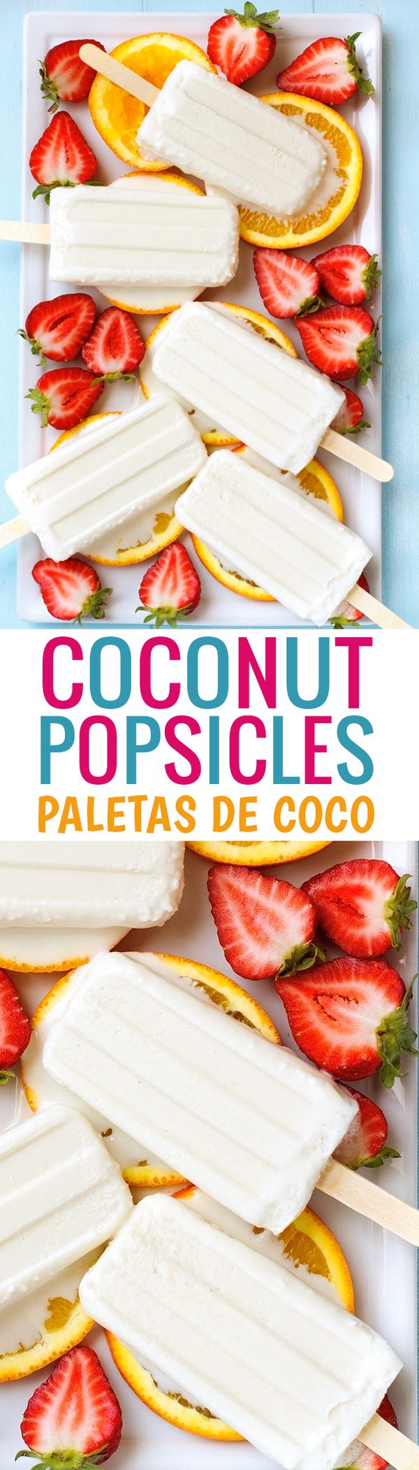 Coconut Popsicles (Paletas de Coco