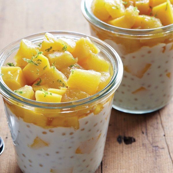 Coconut Tapioca With Pineapple, Mango, And Lime