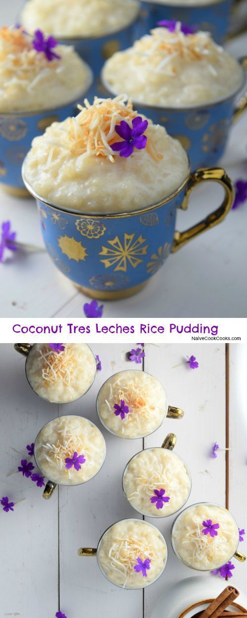 Coconut Tres Leches Rice Pudding