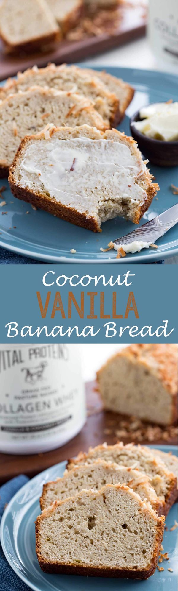 Coconut Vanilla Banana Bread