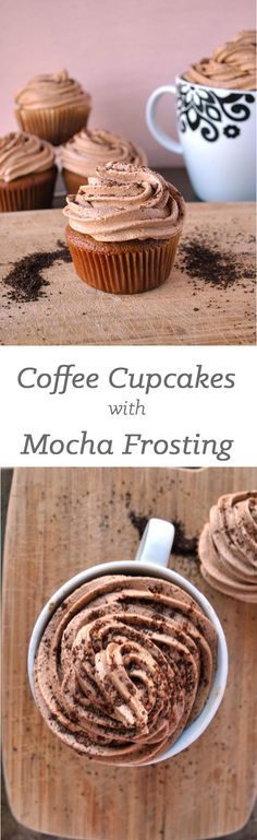 Coffee Cupcakes With Mocha Buttercream Frosting