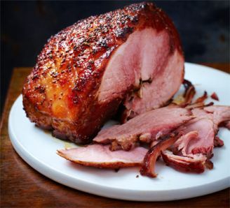 Cola ham with maple & mustard glaze