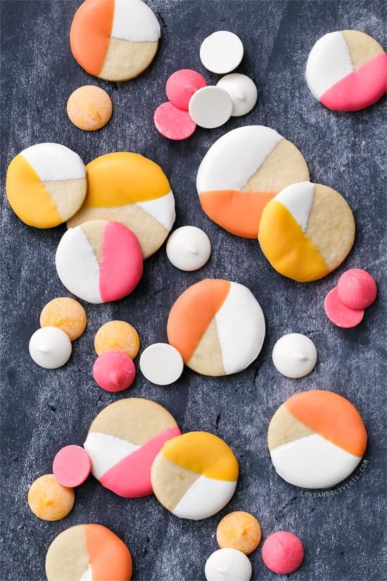 Colorblock Sugar Cookies