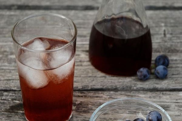 Concord Grape Balsamic Shrub