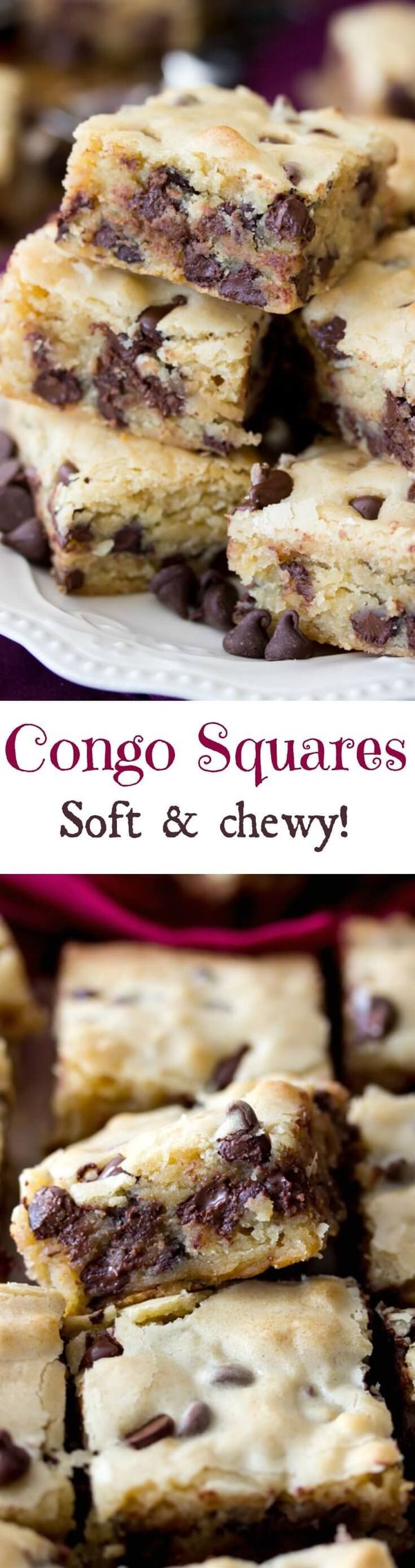 Congo Squares (Chocolate Chip Cookie Bars