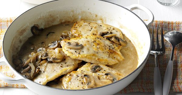 Contest-Winning Chicken with Mushroom Sauce