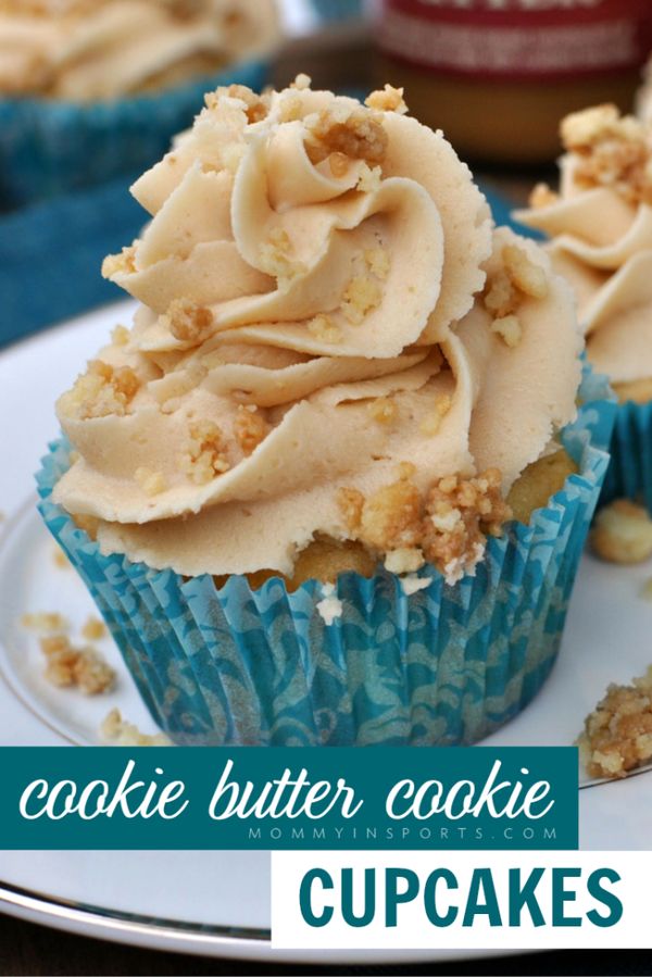 Cookie Butter Cookie Cupcakes