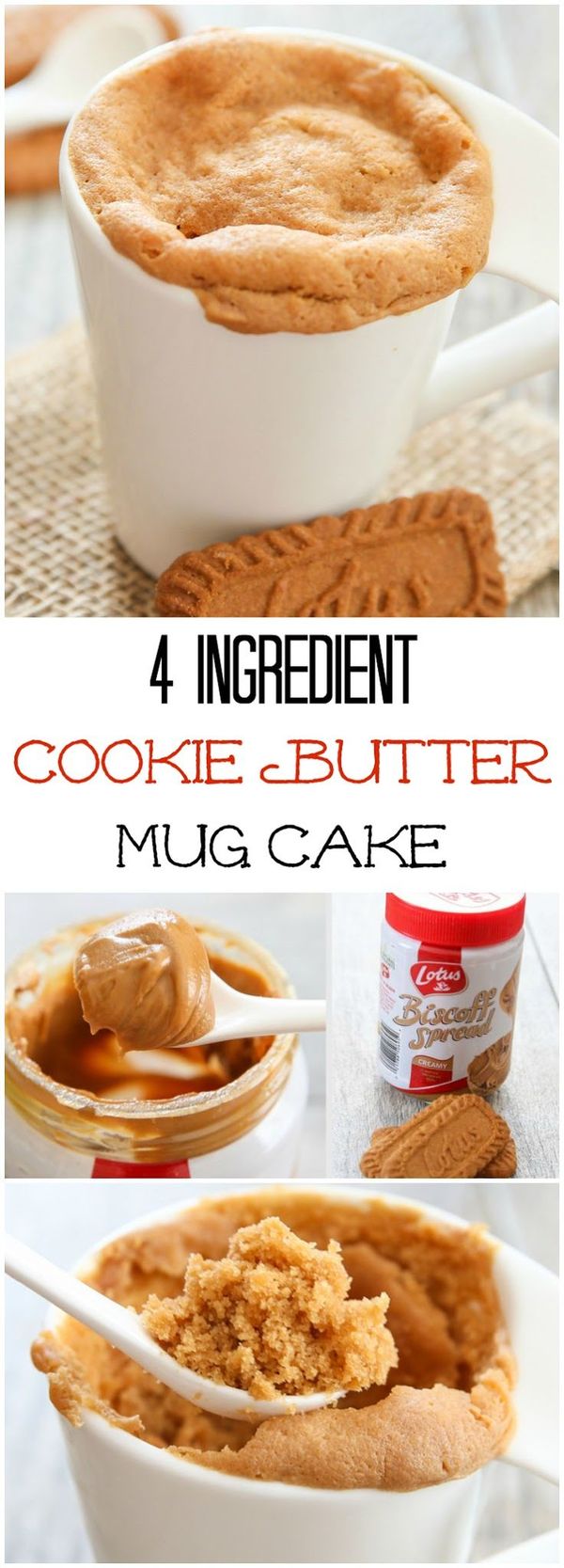 Cookie Butter Mug Cake