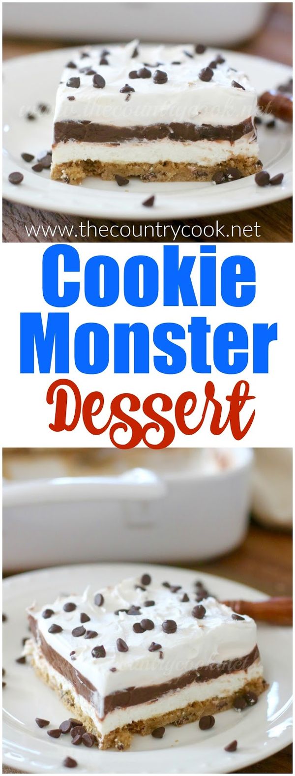 Cookie Monster Dessert