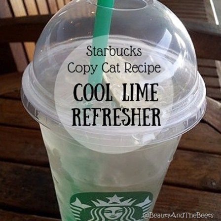 Cool Lime Refresher a la Starbucks