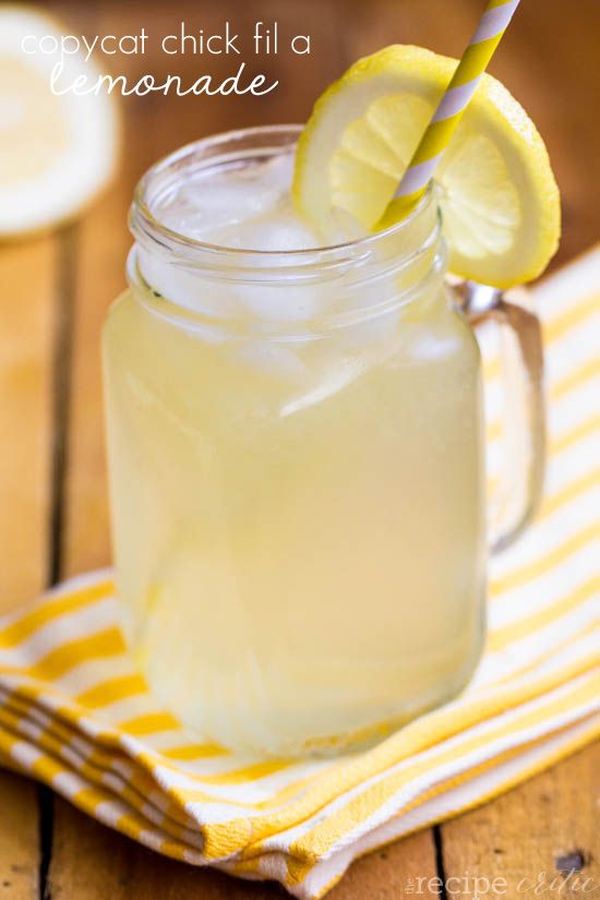 Copycat Chick fil A Lemonade