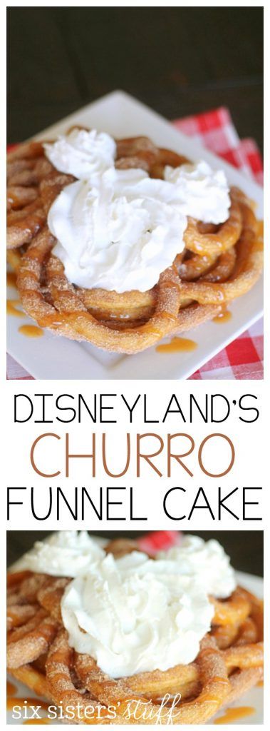 Copycat Disneyland Churro Funnel Cake