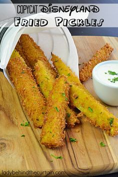 Copycat Disneyland Fried Pickles PLUS Homemade Ranch Dressing