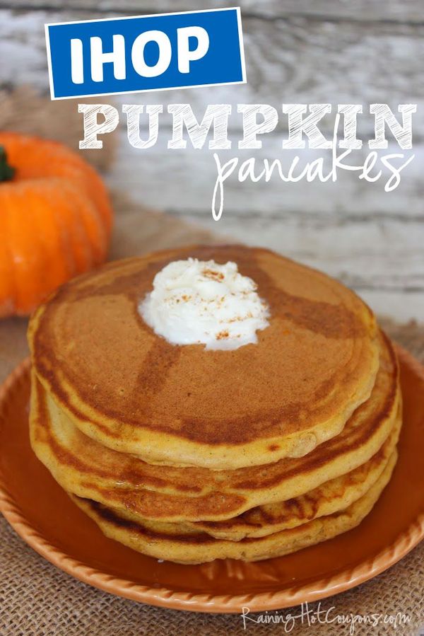 Copycat IHOP Pumpkin Pancakes