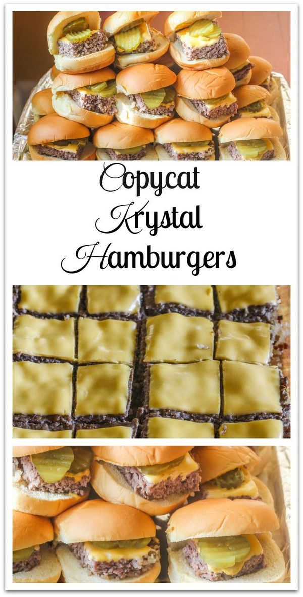 Copycat Krystal Hamburgers