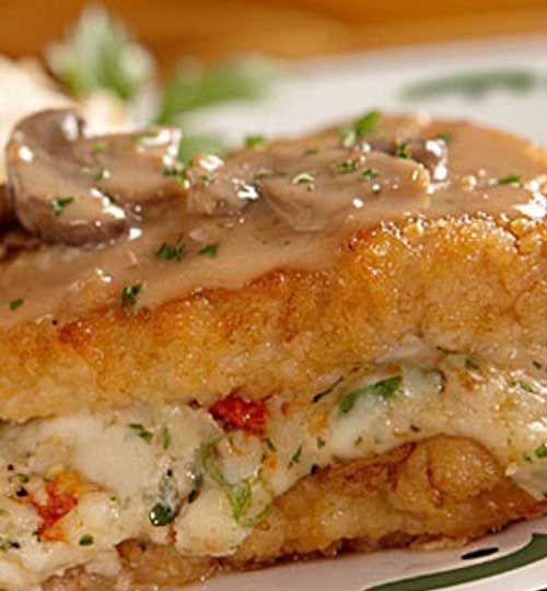 Copycat Olive Garden Stuffed Chicken Marsala