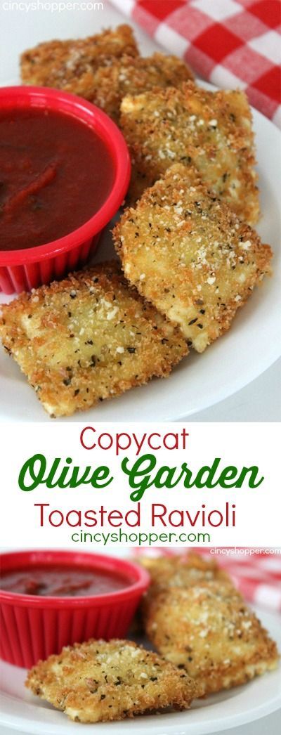 Copycat Olive Garden Toasted Ravioli