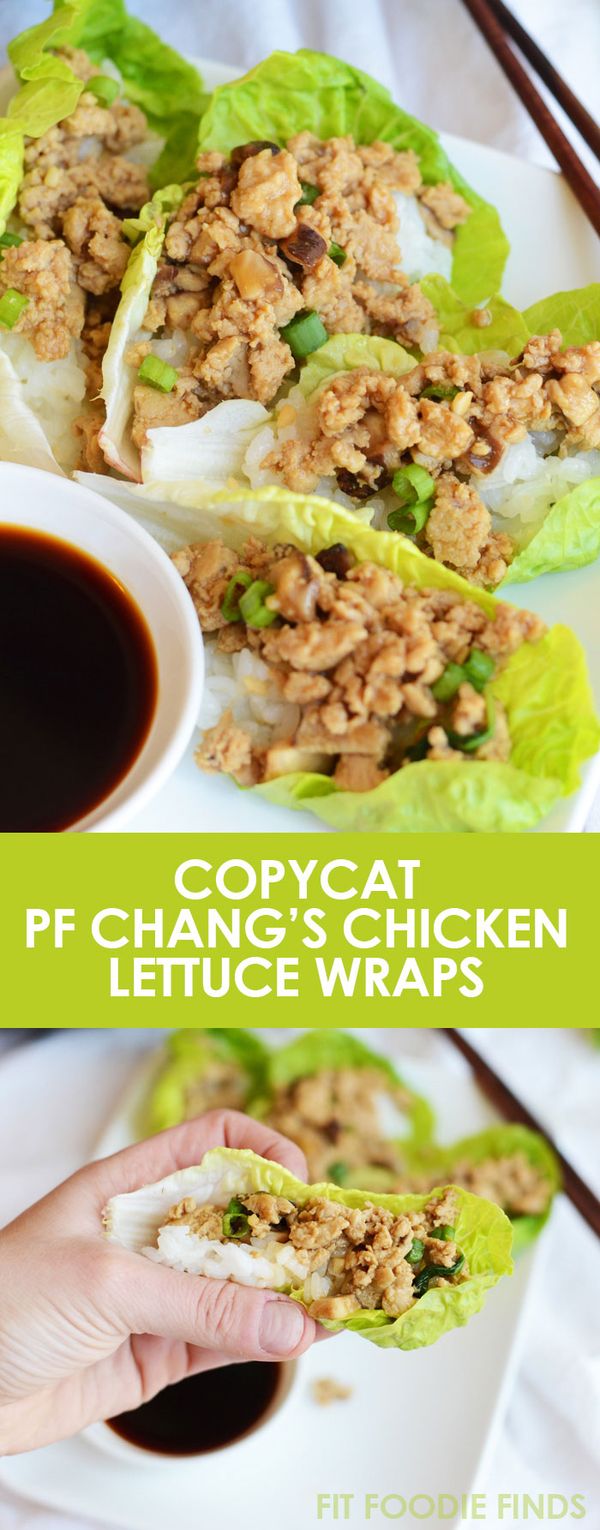 Copycat PF Chang’s Chicken Lettuce Wraps