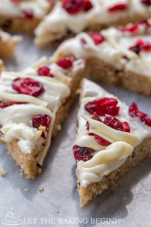 Copycat Starbucks Cranberry Bliss Bars