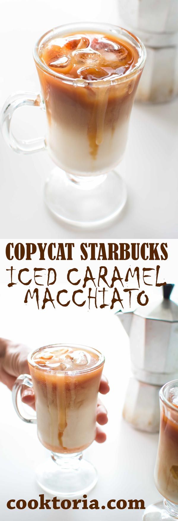 Copycat Starbucks Iced Caramel Macchiato